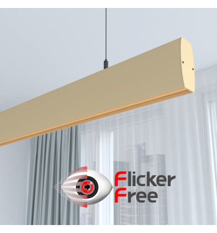 Linearlampe Pendelleuchte LED - RICHARD Elfenbein - 0,5 m - 1m - 1,5m - 2m