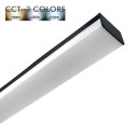 Linjär LED-list 18W - BERGEN - Svart - PC - CCT - 59cm