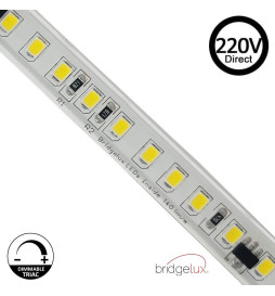 Striscia LED 220V | 140xLED/m | 20m | SMD2835 | 2566Lm/M| 19W/M | IP67 | Tagliare ogni 10cm