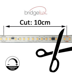 Striscia LED 220V | 140xLED/m | 20m | SMD2835 | 2566Lm/M| 19W/M | IP67 | Tagliare ogni 10cm
