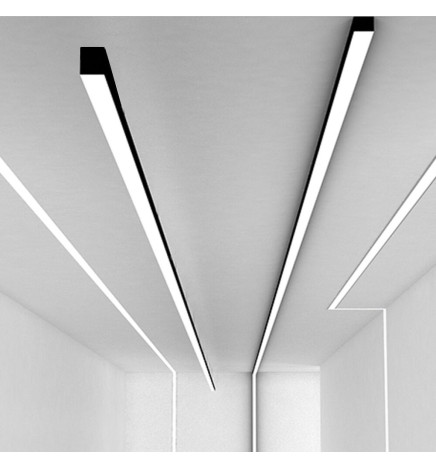 Linear LED Batten - MUNICH BLACK - 0.5m - 1m - 1.5m - 2m - IP20