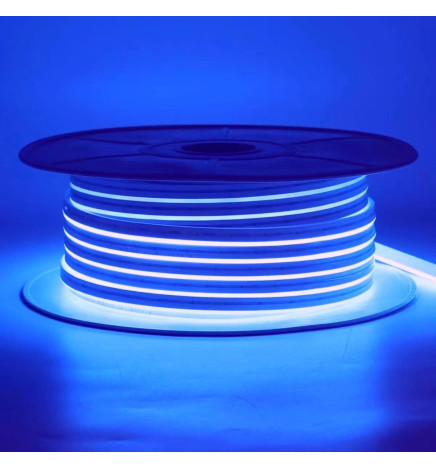 Neon LED Flexível 24V - 10W/m - Bobina 50m - 6x12mm - LARANJA