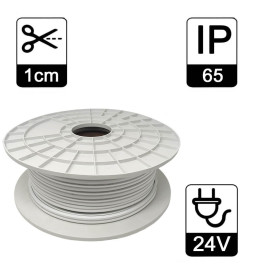 Néon LED flexible 24V - 10W/m - Bobine 50m - 6x12mm - VERT
