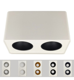 Dobbelt vippe loftslampe -...