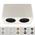 ▷ Aplique Techo Doble Basculante Blanco OCULUS para GU10 - Lámpara Diseño