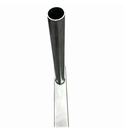 Stolpefeste - for Søyle og Vegg - Galvanisert Stål - 50cm