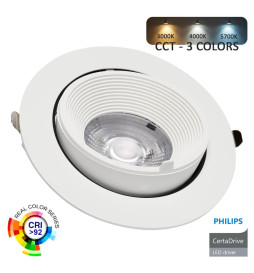 LED Einbauspot schwenkbar -...