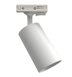 EMMEN White Track Light Single-phase 10W| Adjustable, for GU10
