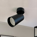 Buy Black Adjustable Ceiling Spotlight HOORN with GU10 Socket