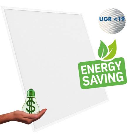 PACK 8 LED Panel 60x60 -SLIM FRAME- 40W - Philips Driver - UGR17