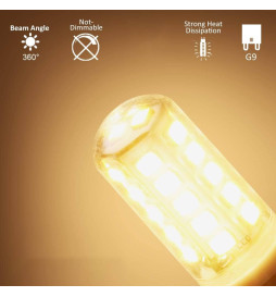 G9 LED lyspære 5W Chip Lumileds