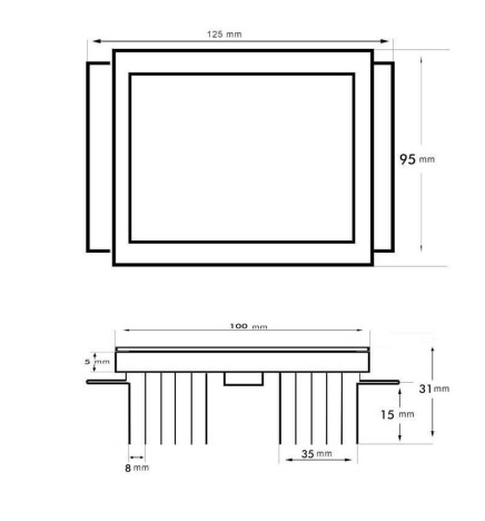 Optisk LED-modul 40W LUMILEDS for gatelys