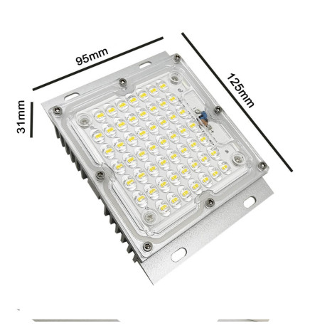 Optisk LED-modul 40W LUMILEDS for gatelys