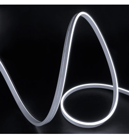 Flexibel LED-Neonrulle 50M 24V 13W/M | Klipp 1cm | Kallt ljus 5700K