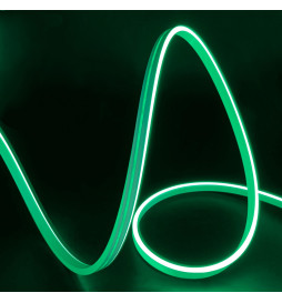 Bobina Neón LED Flexible 50M 24V 13W/M | Corte 1cm | Verde