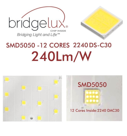 LED gadebelysning 10W - 100W AARHUS Philips Driver Programmerbar SMD5050 240Lm / W
