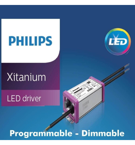LED gadebelysning 10W - 100W AARHUS Philips Driver Programmerbar SMD5050 240Lm / W