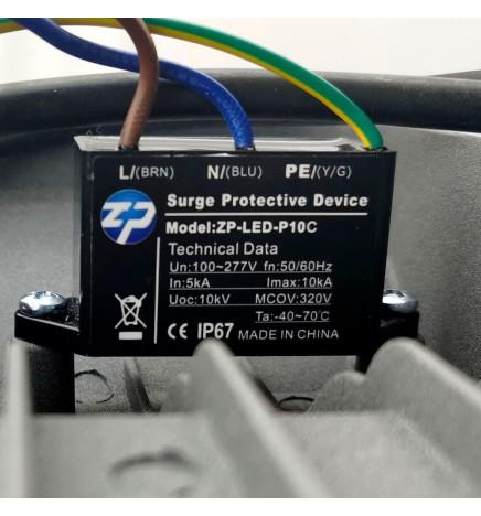 LED gadebelysning 10W - 100W AARHUS Philips Driver Programmerbar SMD5050 240Lm / W