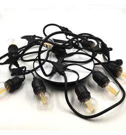 Guirlande LED avec ampoules...