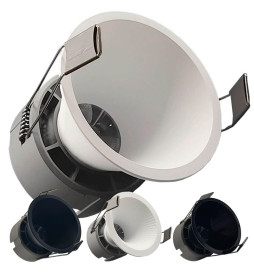 Foco Empotrable Circular 3CCT 6W - 9W - 12W |LUMIS| Regulable CRI+92 UGR11