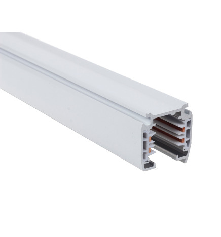Skinnesystem 3-faset 2M Hvit