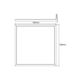 LED-paneeli 30x30 cm 18W 120ş valkoinen kehys