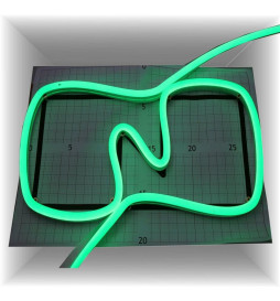Neón LED 8W Flexible 12V Bobina  25m 8mm  Verde