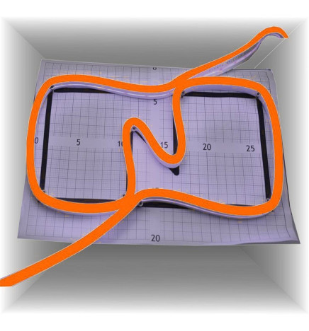 Neon LED 8W Flexible 12V Bobine 25m  8mm Orange