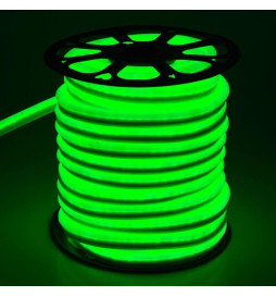8W Neon Joustava LED 12V 25m 8mm Vihreä