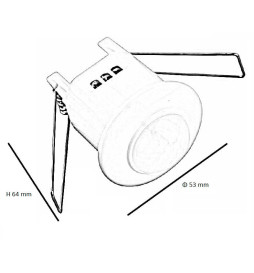 Rörelsesensor AC220-240V