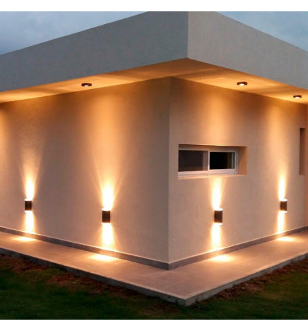 LED-væglampe CANNES dobbelt Udendørsbelysning 12W IP54