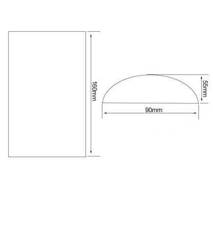 12W LED CANNES Wall Light  Double lighting Outdoor IP54