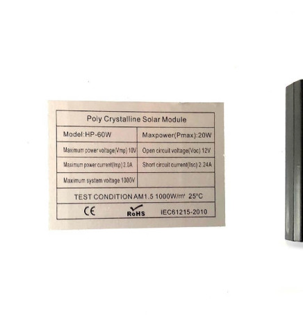 ECO Solcelle LED gatelys  60W SANAN Programmerbar