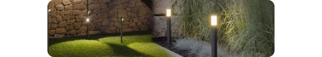 Wall or Floor LED Beacons for Outdoor - Signage Lights 